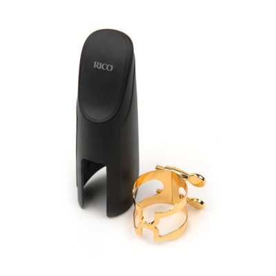 Rico Ligature H Et Couvre-bec Pour Saxophone Baryton Dor