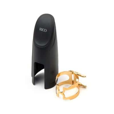 H-LIGATURE & CAP BARITONE SAX FOR SELMER-STYLE MOUTHPIECES GOLD-PLATED
