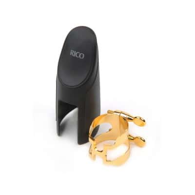 LIGATURE H COUVRE-BEC SAX TENOR (BECS BONITE) DORE