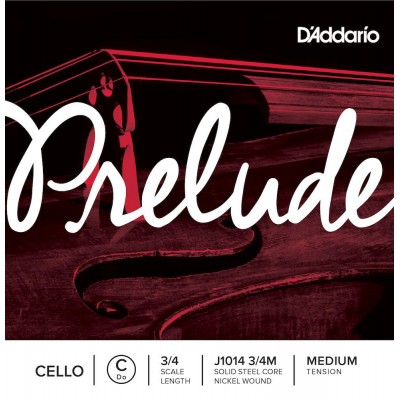 3/4 PRELUDE CELLO SINGLE C STRING SCALE MEDIUM TENSION