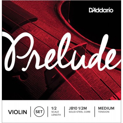 jeu de cordes pour violon prelude, manche 1/2, tension medium