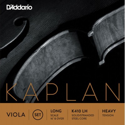 K410-LH KAPLAN STRING SET FOR ALTO LONG SCALE STRONG PULL
