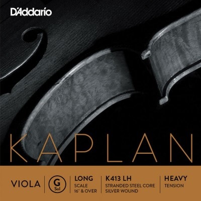 K413LH KAPLAN KAPLAN SINGLE STRING FLOOR FOR ALTO LONG SCALE HEAVY TENSION RED