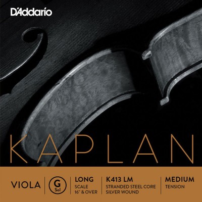 K413LM KAPLAN KAPLAN SINGLE STRING SOL FOR ALTO LONG SCALE MEDIUM VOLTAGE RED