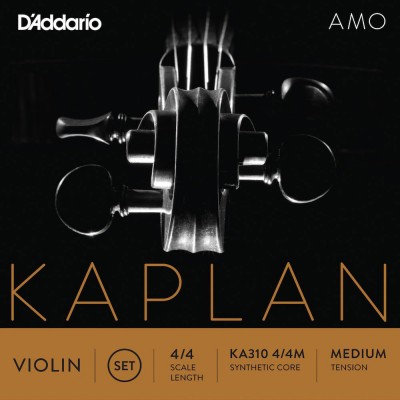 4/4 KAPLAN AMO VIOLIN STRING SET MEDIUM TENSION