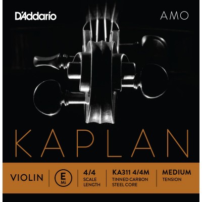 KA311 4/4M E STRING FOR VIOLIN 4/4 MEDIUM VOLTAGE