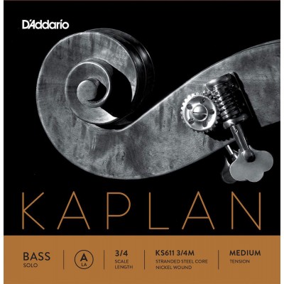 STRING ONLY (A) FOR DOUBLE BASS 3/4 KAPLAN SOLO TENSION MEDIUM