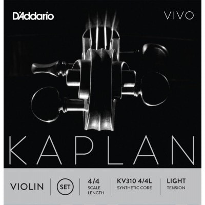 D\'addario And Co 4/4 Kaplan Vivo Jeu 4-4 Light