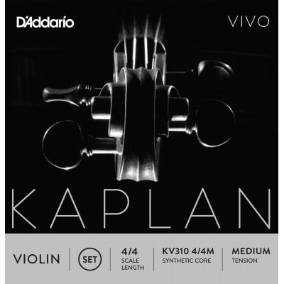 4/4 KAPLAN VIVO VIOLIN STRING SET MEDIUM TENSION