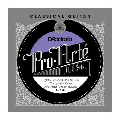 D\\\'addario And Co Lcx-3b Jeu De 3 Cordes Basses Pour Guitare Classique