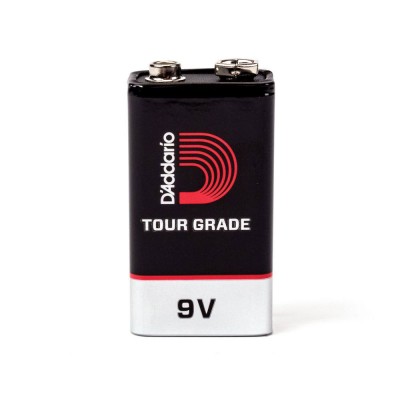 HIGH PERFORMANCE 9V BATTERY FOR 2 PACK TURNS BY D'ADDARIO