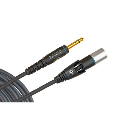 CUSTOM SERIES MICROPHONE CABLE XLR MALE TO 1/4 INCH 10 FEET