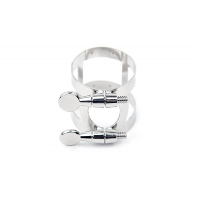 Ras1Ln - Ligature Rico, Saxophone Alto, Plaque Nickel