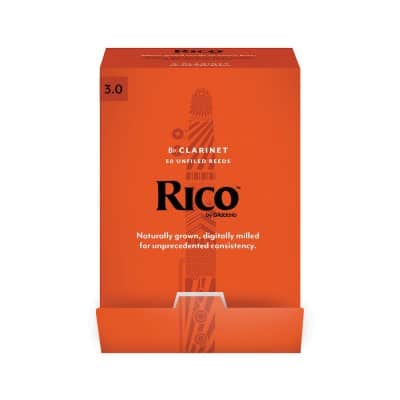 RCA0130-B50 – ANCHES CLARINETTE Sib RICO PAR , FORCE3 (PACK DE50)