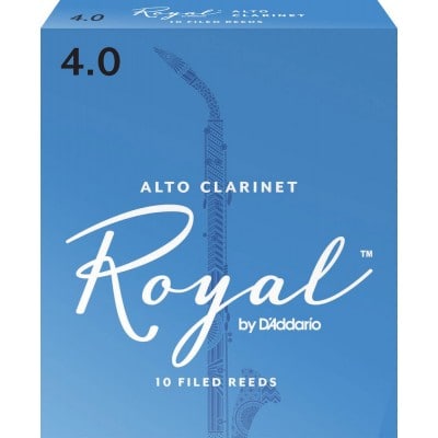 D\'addario - Rico Rdb1040 - Anches Rico Royal Clarinette Alto, Force 4.0, Pack De 10