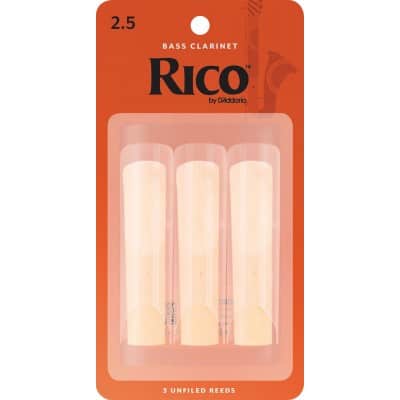 Rico Anches Clarinette Basse Force 2.5 Pack De 3