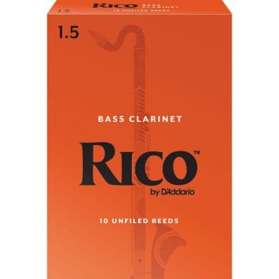 Rico Anches Clarinette Royal Basse Force 1.5 Pack De 10