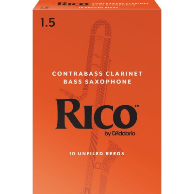 CAAS PARA CLARINETE CONTRABAJO RESISTENCIA DE 1.5 PAQUETE DE 10