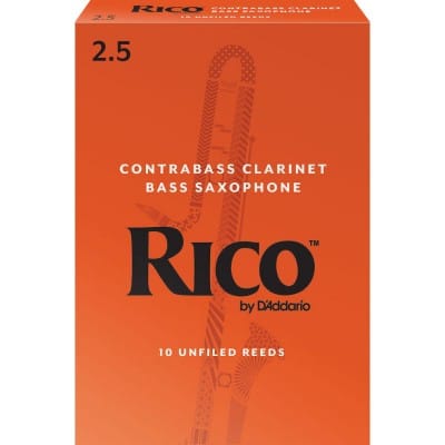 ORANGE CONTRABASS CLARINET REEDS 2.5