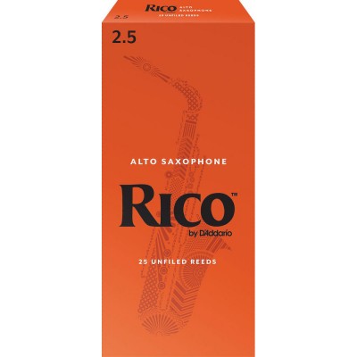 RIA2525 - RICO SOPRANO SAXOPHONE REEDS FORCE 2.5 BOX OF 25