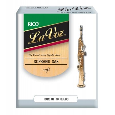 LA VOZ SOPRAN-SAXOPHONBLTTER WEICH 10ER-PACKUNG