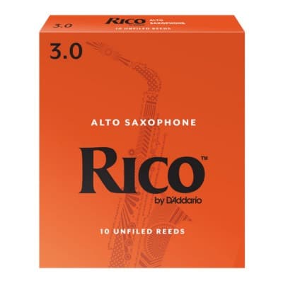 D\'addario - Rico Rja0130-b50 - Anches Saxophone Alto Rico Par , Force 3 (pack De 50)