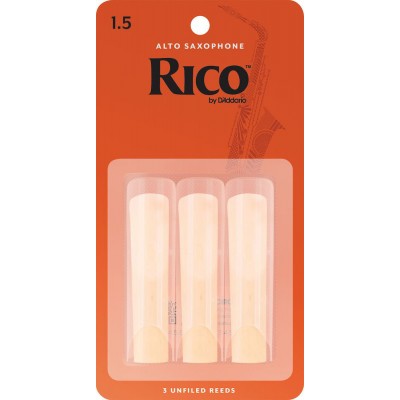 Rico Anches Saxophone Alto Force 1.5 Pack De 3