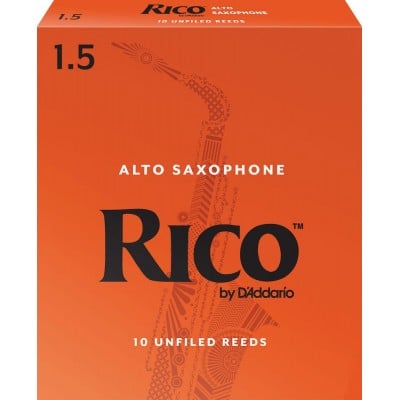 Rico Anches Saxophone Alto Force 1.5 Pack De 10