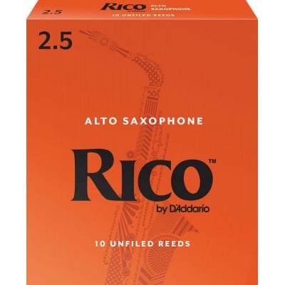 Rico Anches Saxophone Alto Force 2.5 Pack De 10