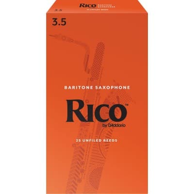 RLA2535 - RICO BARITONE SAXOPHONE REEDS FORCE 3.5 BOX OF 25