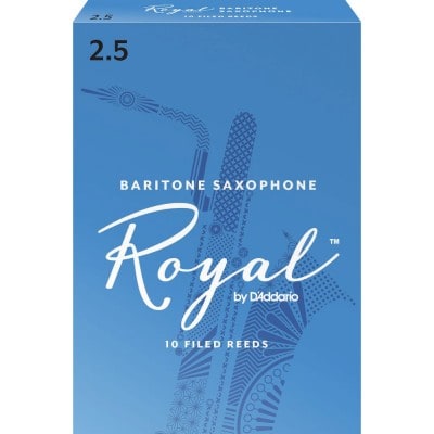 ANCHES DE SAXOPHONE BARYTON RICO ROYAL 2.5