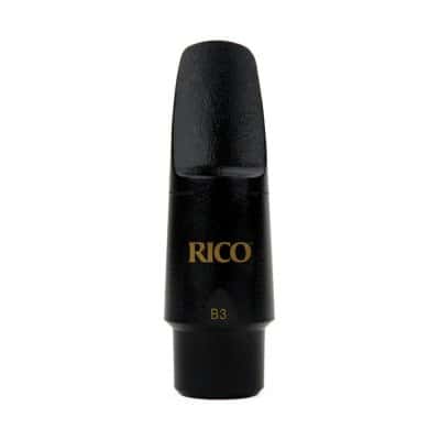 D'ADDARIO WOODWINDS RRGMPCSSXB3 RICO MONDSTUCK VOOR SOPRAANSAXOFOON GRAFTONITE B3