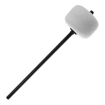 206 - BD BEATER - WHITE FELT - BLACK SHAFT