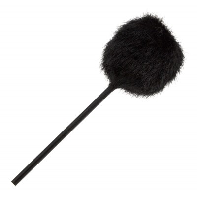 DANMAR 209BLK - BD KICK BEATER - BLACK FURRY - BLACK SHAFT