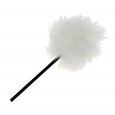 209W - BD KICK BEATER - WHITE FURRY - BLACK SHAFT