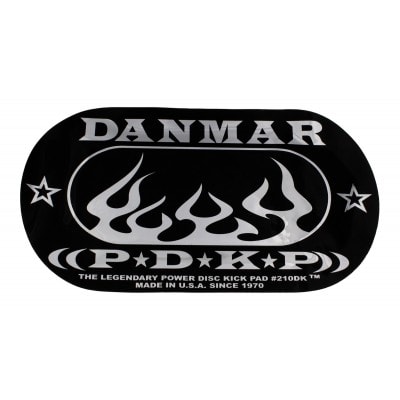 DANMAR 210DKF - PAD AUTOCOLLANT GROSSE CAISSE DOUBLE PEDALE - FLAMME