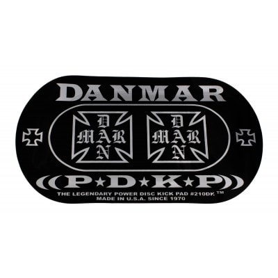 DANMAR 210DKIC - PAD AUTOCOLLANT GROSSE CAISSE DOUBLE PEDALE - IRON CROSS