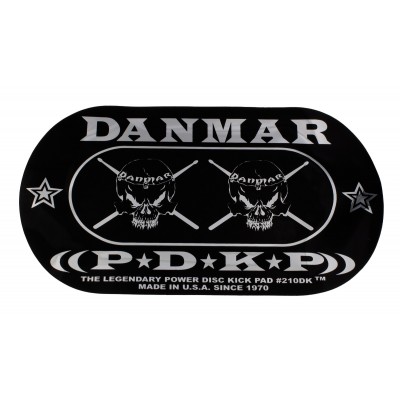 DANMAR 210DKSK - BD POWER DISK KICK PAD DOUBLE - SKULL
