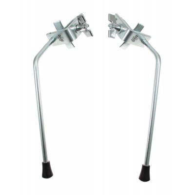 DANMAR 938 - "CLAMP ON RIM" BASS DRUM SPURS - VINTAGE STYLE