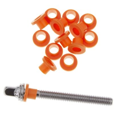 TRW100OR NYLON TENSION ROD WASHERS ORANGE X100