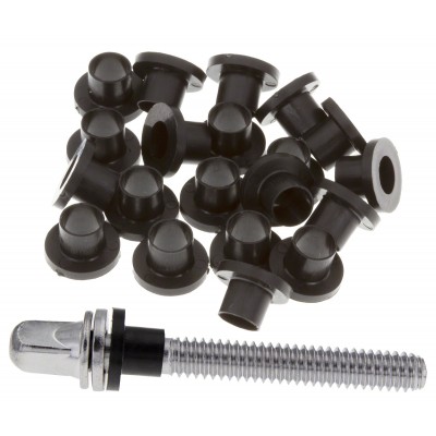 TRW50B - Rondelles Nylon Pour Tirants - Noir (X50)