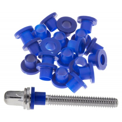 TRW100BLU - NYLON TENSION ROD WASHERS - BLUE (X100)