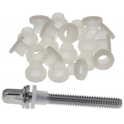 TRW20W - NYLON TENSION ROD WASHERS - WHITE (X20)