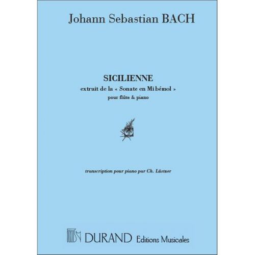 BACH - SICILIENNE MI B - PIANO