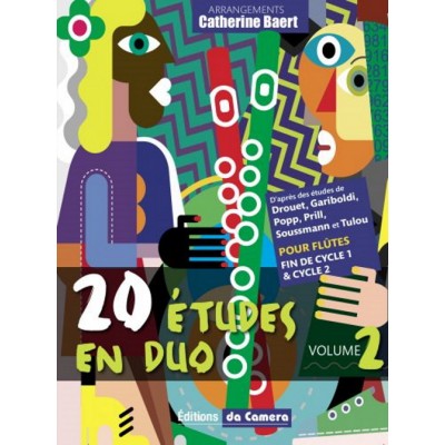 EDITIONS DA CAMERA Baert Catherine - 20 Études en Duo Vol.2