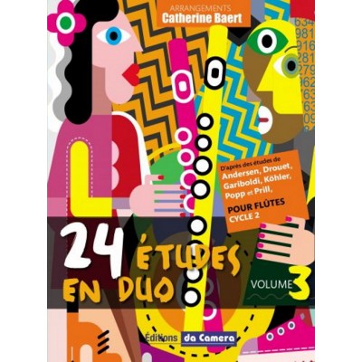 EDITIONS DA CAMERA Baert Catherine - 20 Études En Duo Vol.3