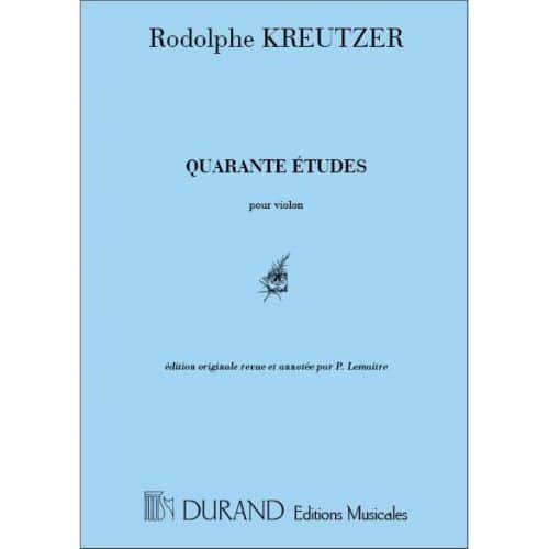 KREUTZER R. - 40 ETUDES - VIOLON