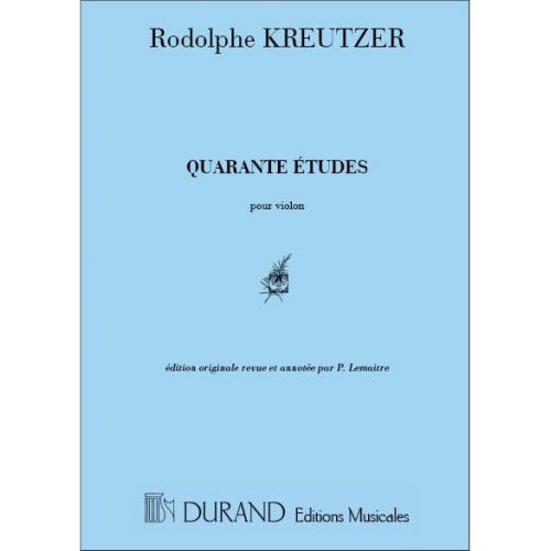 Kreutzer R. - 40 Etudes - Violon