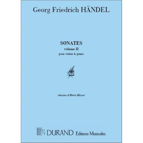 HAENDEL - SONATES VOL 2 - VIOLON ET PIANO