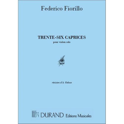 FIORILLO - 36 CAPRICES - VIOLON